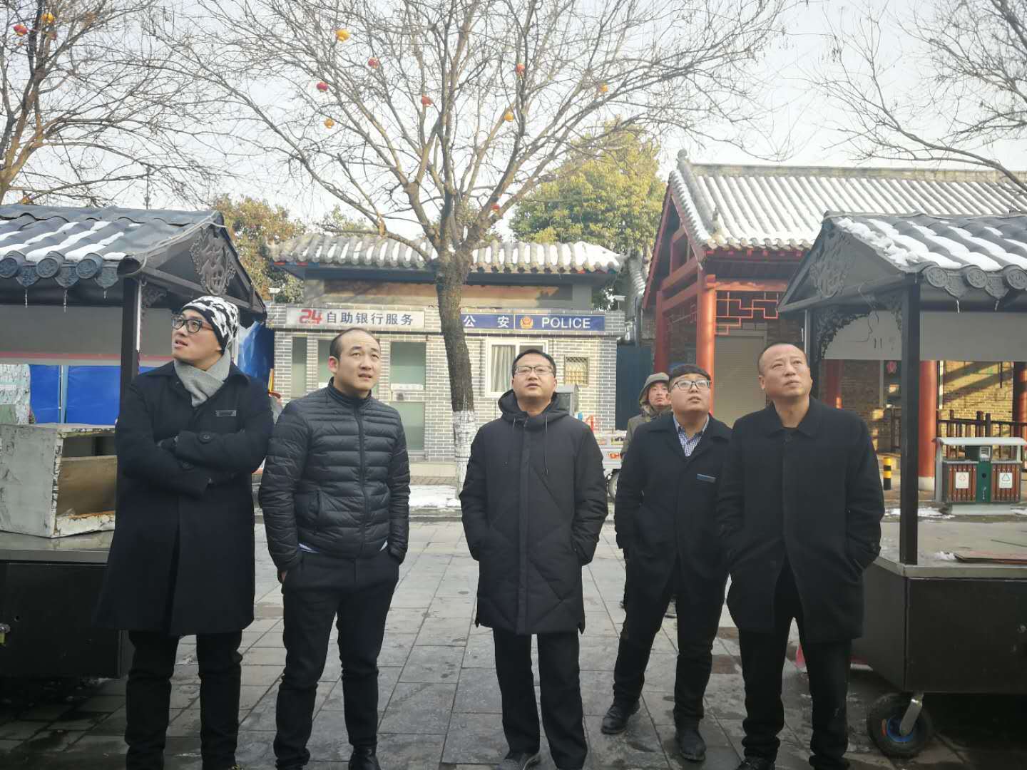 亳州药都旅游公司召开老街美食项目现场协调会议