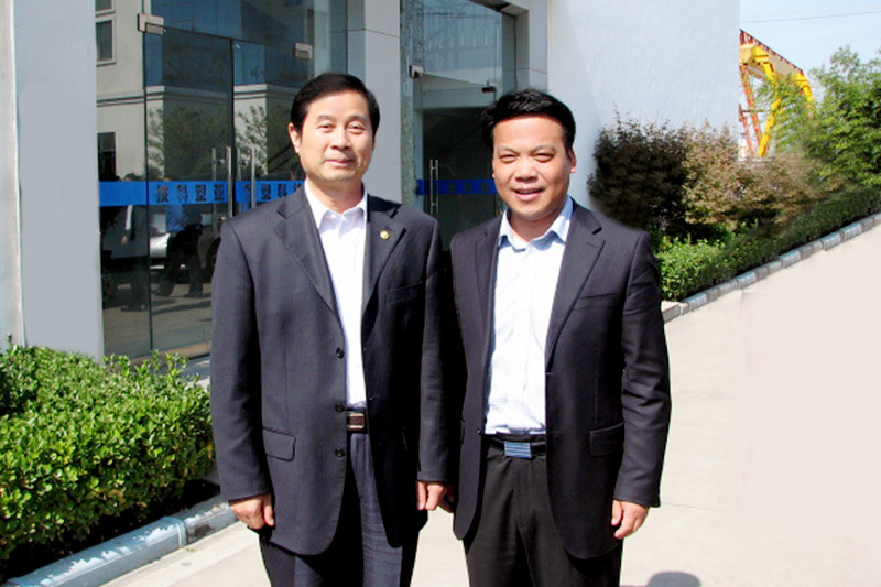Chariman of Huaxin and Vice Governor of Jiangsu Shi Heping at Huaxin