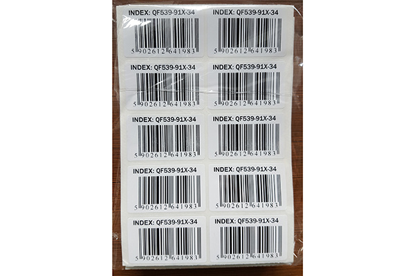 barcode sticker