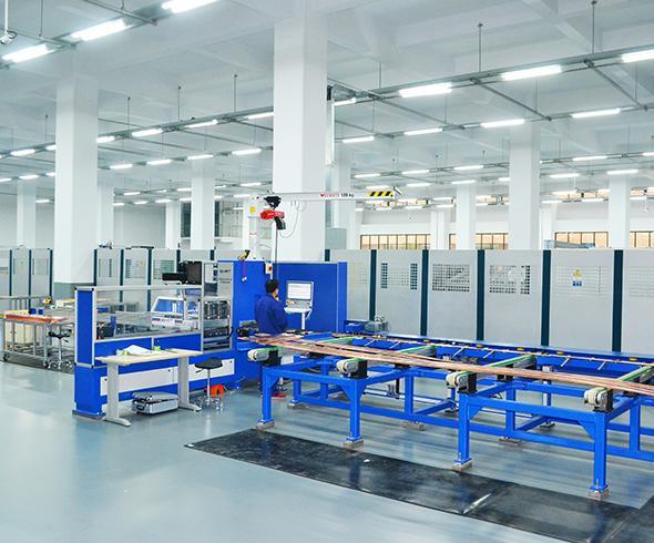 German EHRT copper bar CNC machining center