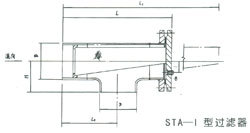 正折流式T型對焊連接過濾器（STA-1）