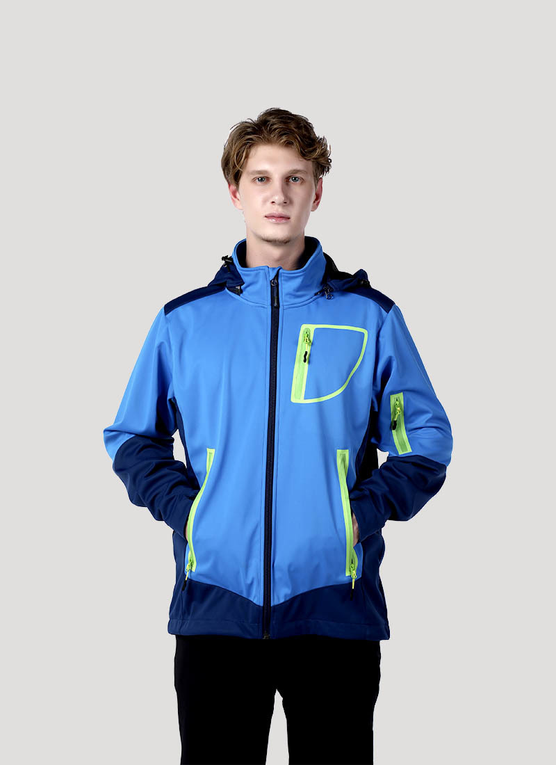 men soft shell taped jacket 012