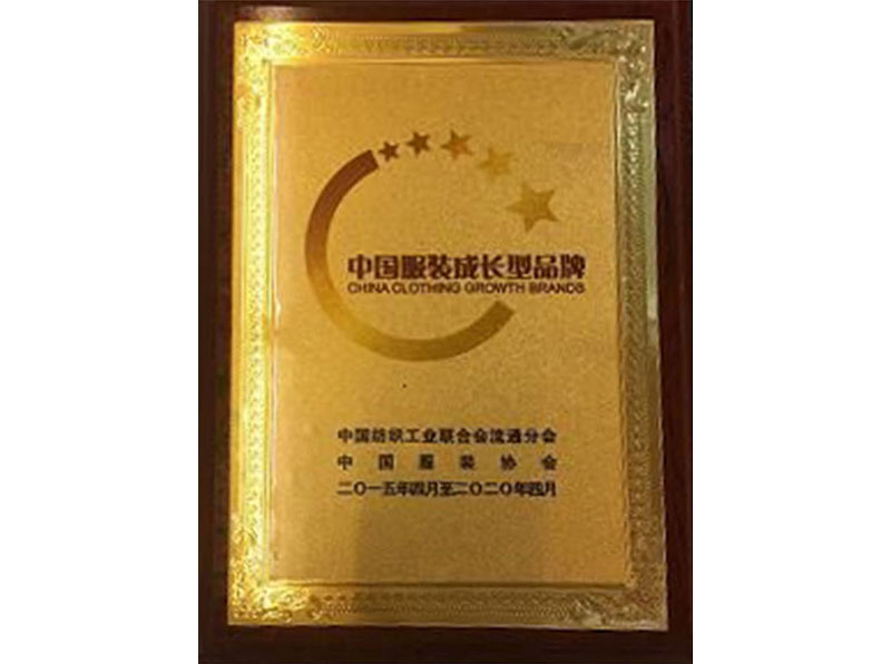中国服装成长型品牌