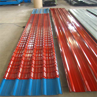 Color coated corrugated roofing sheet