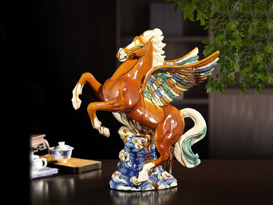 大师作品-九朝文物唐三彩设计-洛阳九朝文物复制品有限公司