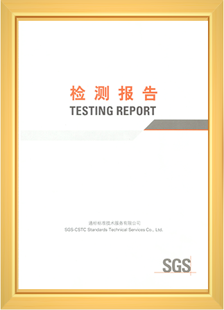 SGS验证检测报告