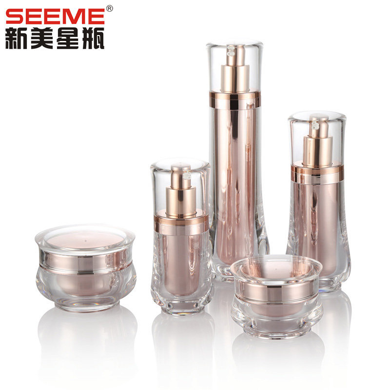 Elegant acrylic jars and bottles