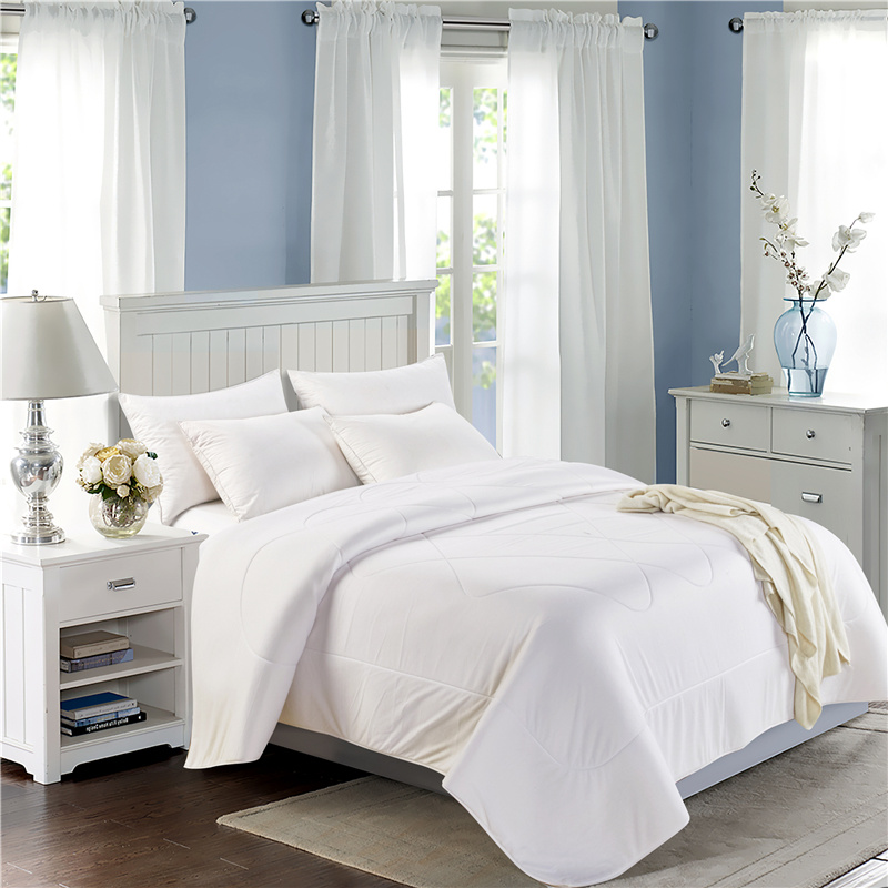 Ventilate pure white natural latex quilt