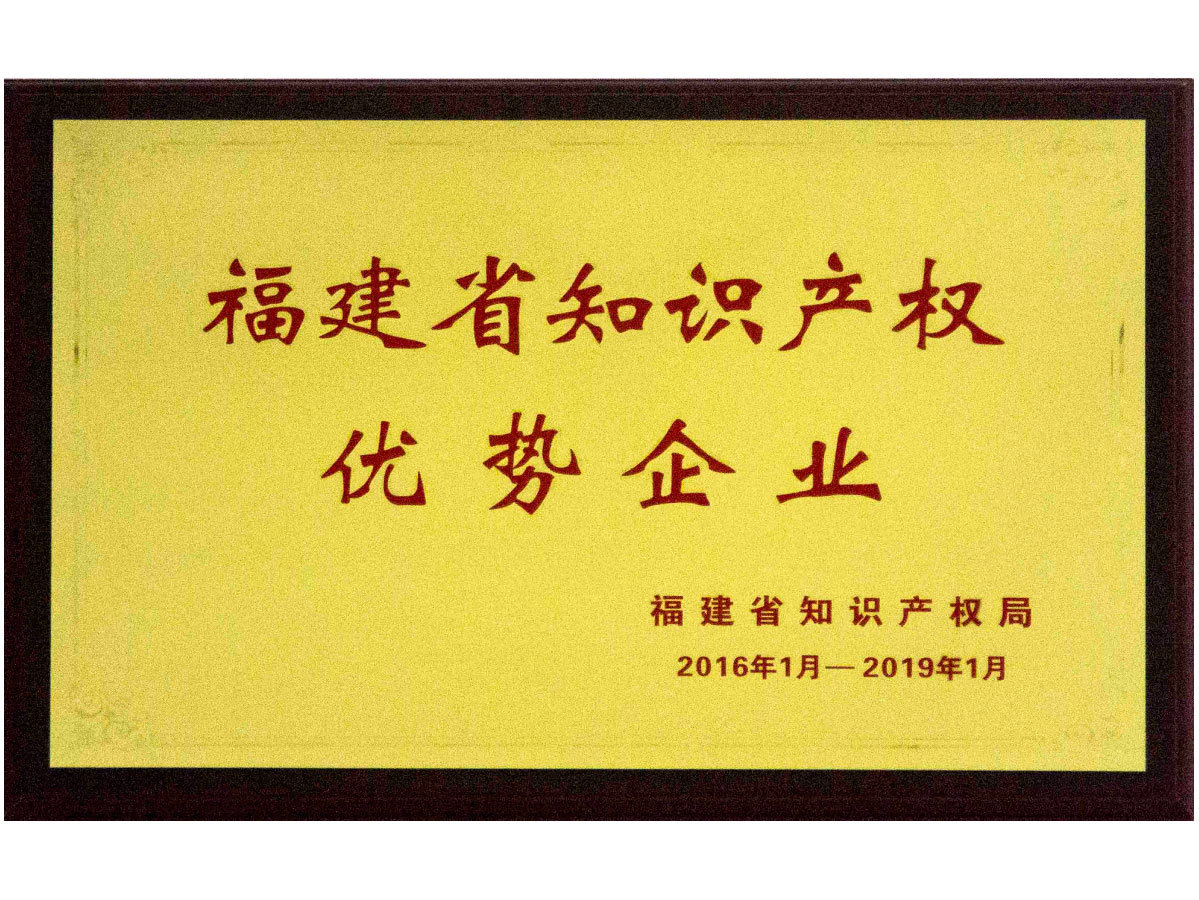 Intellectual property advantage enterprises in Fujian Province