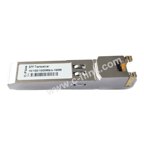 1000MBASE-T SFP RJ45光电模块 100m