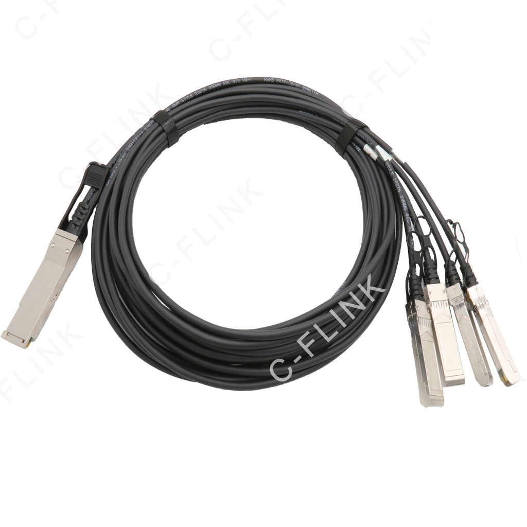 56G QSFP-4xSFP+ High Speed Copper Cable