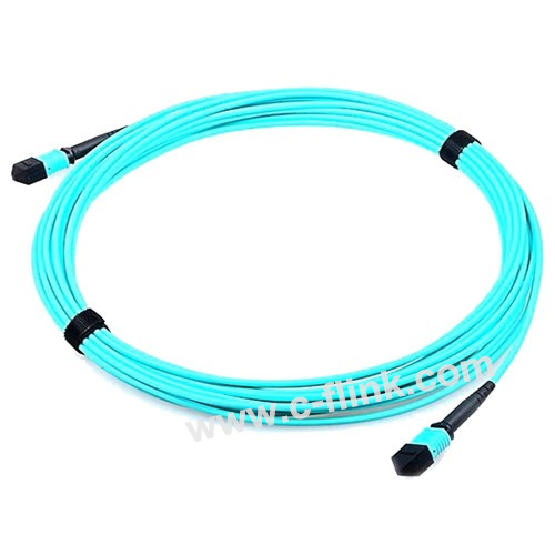 MTP MPO OM3 Multimode Fiber Optic Patch Cable