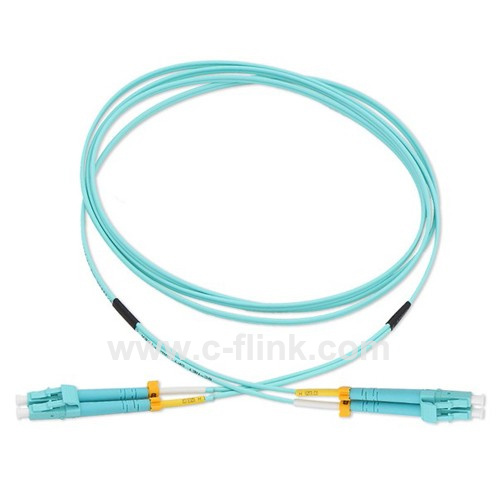SC To SC OM3 Multimode PVC Fiber Optic Patch Cable