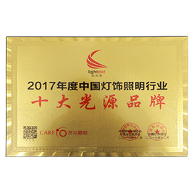 2017十大光源品牌