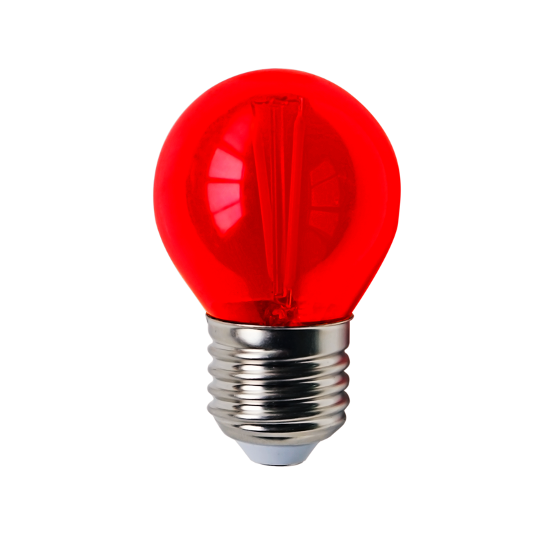 LED红色球泡灯
