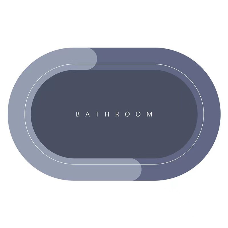 Sannyic Non Slip Water Absorbent Diatomite Bath mat and Hard Bathroom Floor Shower Mats