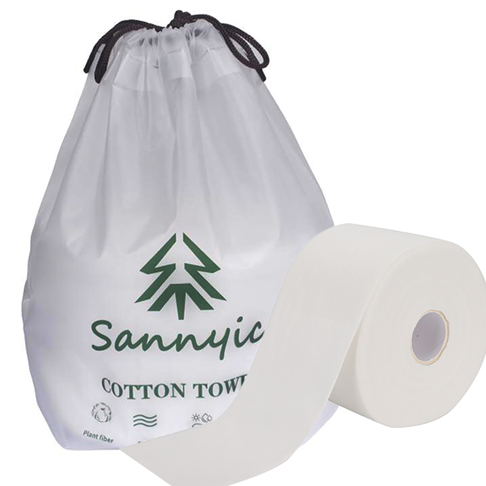 Sannyic Cotton Face Towel,Disposable Facial Tissues,Reusable Pure Cotton Face Towel Dry Wipes for Sensitive Skin,Cleansing Towelettes, Makeup Remover