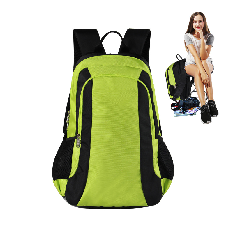 Sannyic Outdoor Backpack Camping Hiking Travel Backpack Women Waterproof Hunting Fishing Backpack Folding Chair Men Sport Bag
