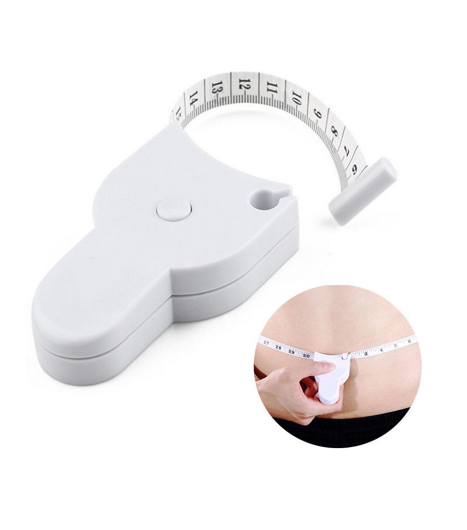 Sannyic Self-tightening Body Measuring Tape Ruler 150cm/60 Inch Sewing Tailor Dressmaking Measure Ruler Meter Film for Waist Chest Legs