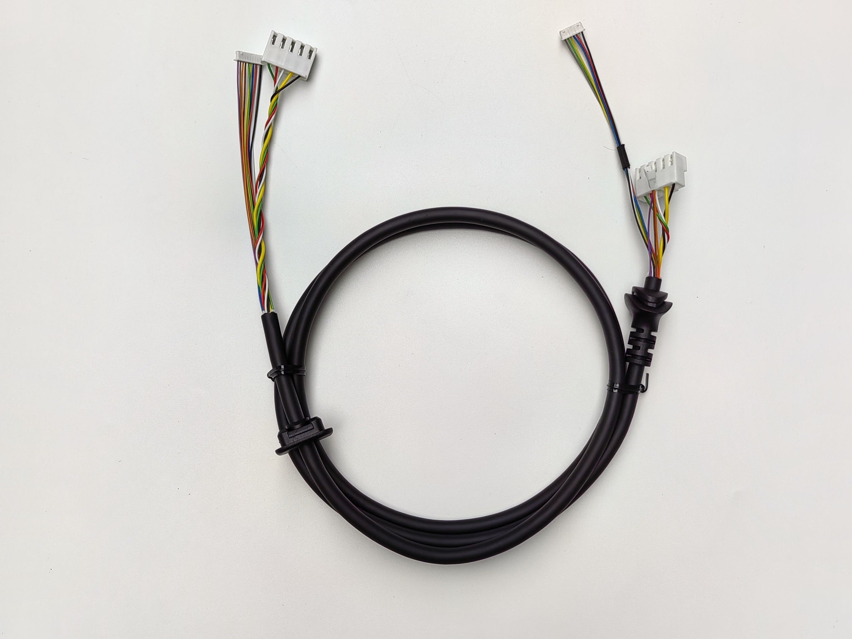 Customized highly flexible drag chain cable with bending resistance +1.25mm+3.96mm connector Automotive new energy wiring harness