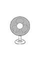 Desk fan