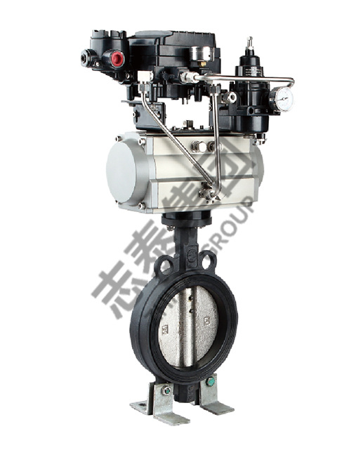 Pneumatic Clamping Rubber Lined Butterfly Valve