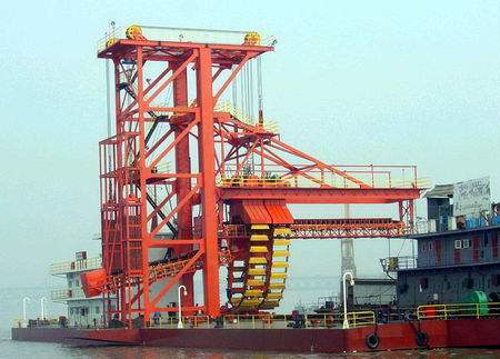 XLJ series Chain Bucket Ship Unloader