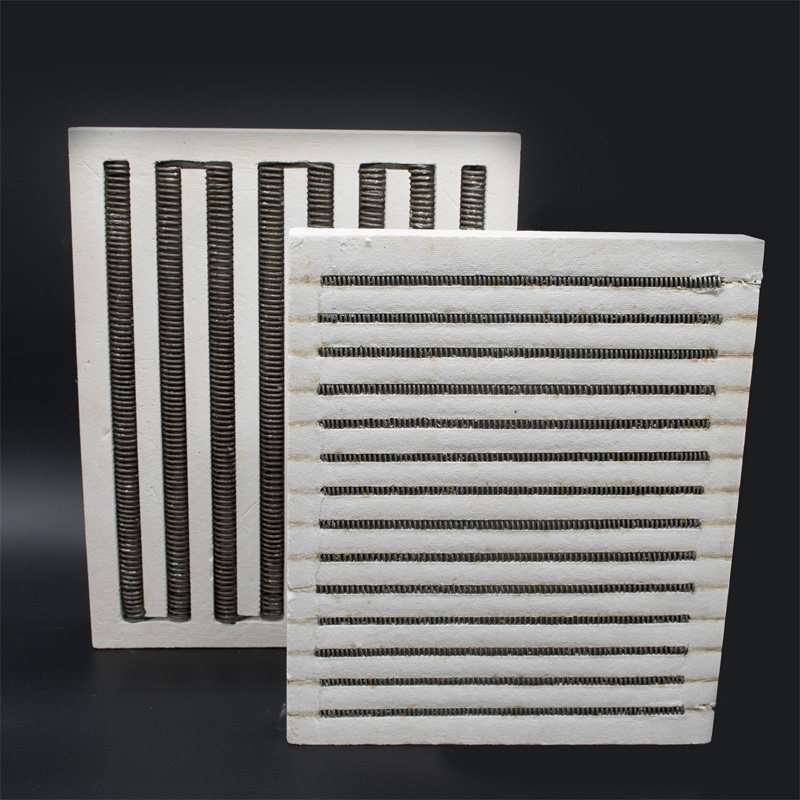 Ceramic fiber electric heating plate
