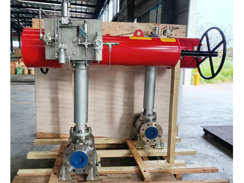 新產品發布:硬密封氣動鍛鋼球閥600LB 4寸