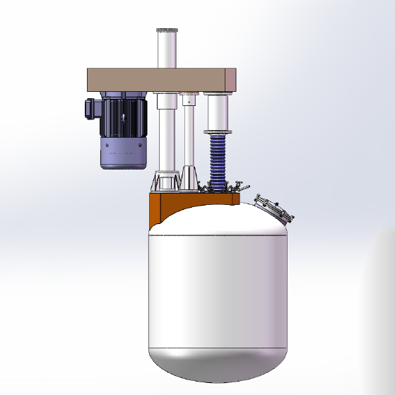Cylinder type hydraulic lift disperser