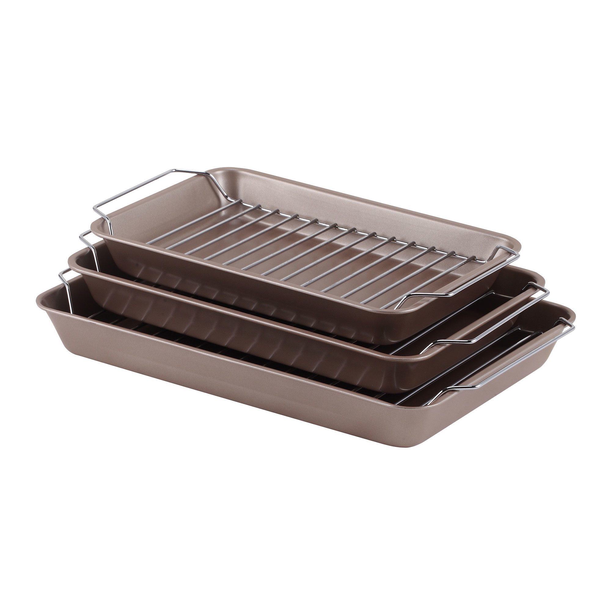 3PC Roaster Pan with Rack 3723