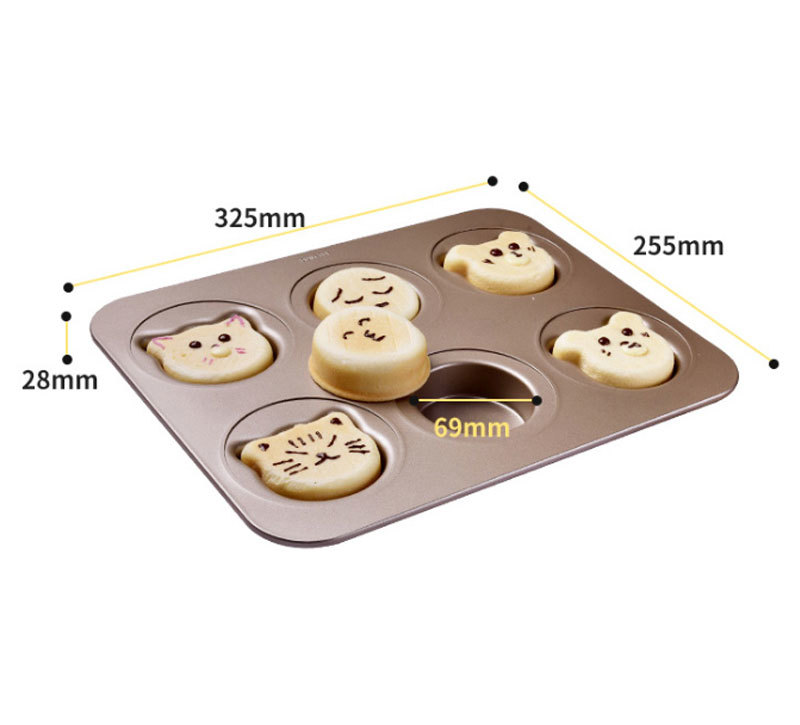 YC80258 6cup Baking Mold