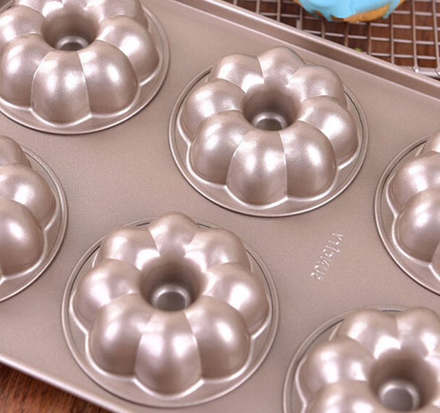 6 Cavity Donut Mold YC80165