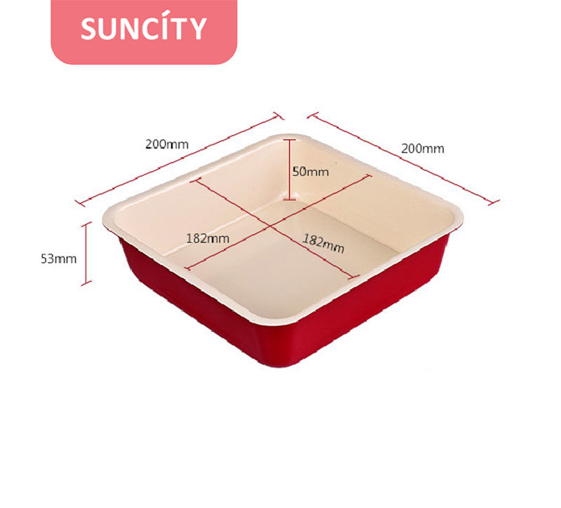 8in Square Cake Pan Loose Base YC80171