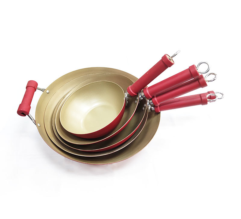 Spun Wok with Bakelite Handle