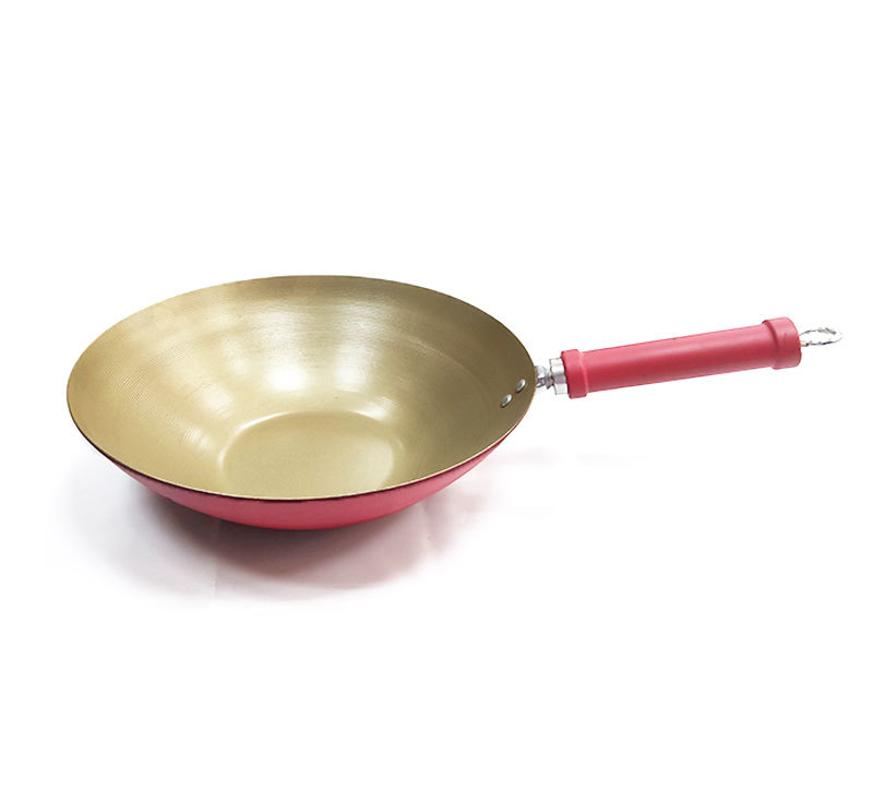 Spun Wok with Bakelite Handle