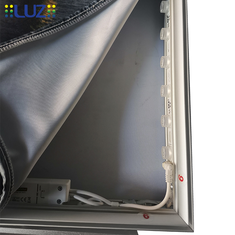 2021 Advertising Aluminum Fabric LED Light Box (LED poster frame)