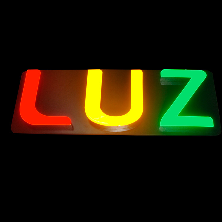 Color resin characters(led sign)