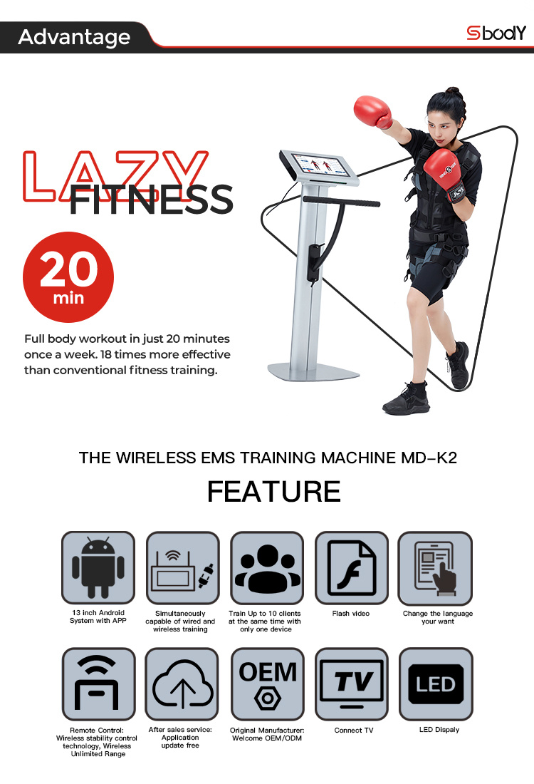 Wireless EMS Training Equipment for Group Training  MD-K2