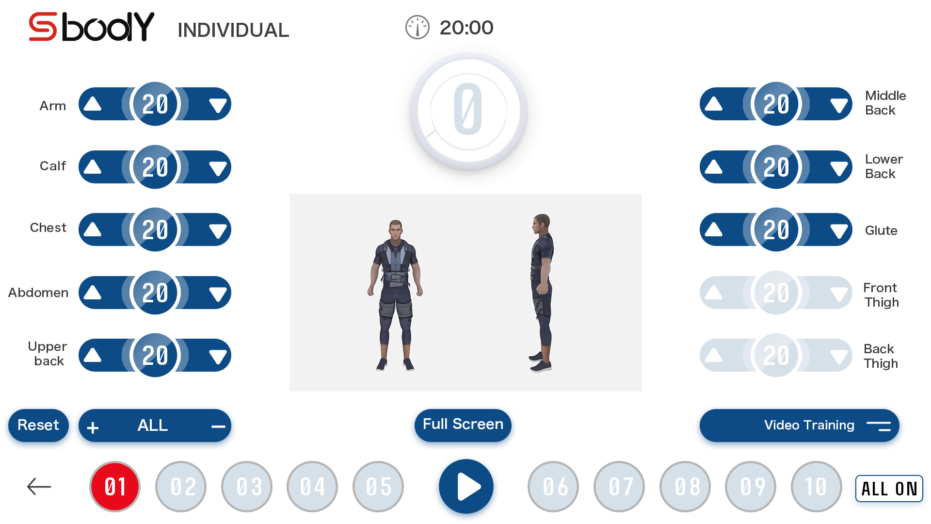 Wireless EMS Training Equipment for Group Training  MD-K2
