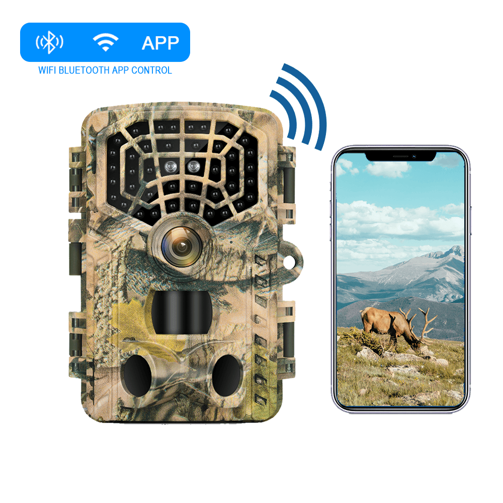 32MP Wide 120 Degree PIR Range Security WIFI Scouting Trail Camera