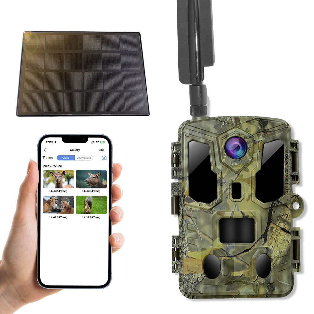 New Launched AI Powered Cellular 4G Solar Forest Animal Hunting Trail Camera