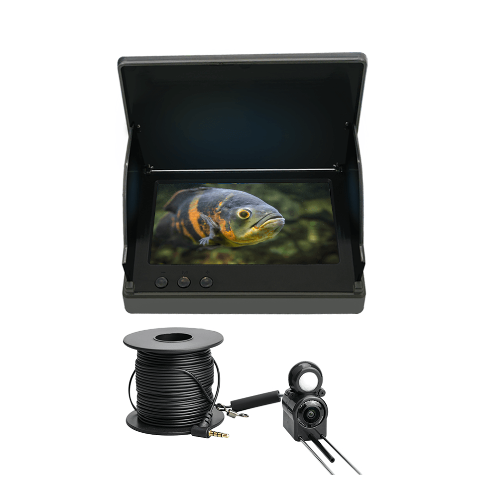 Infrared Lighting Digital Video Fish Finder Underwater Fishing Camera With 4.3 Inch Screen
