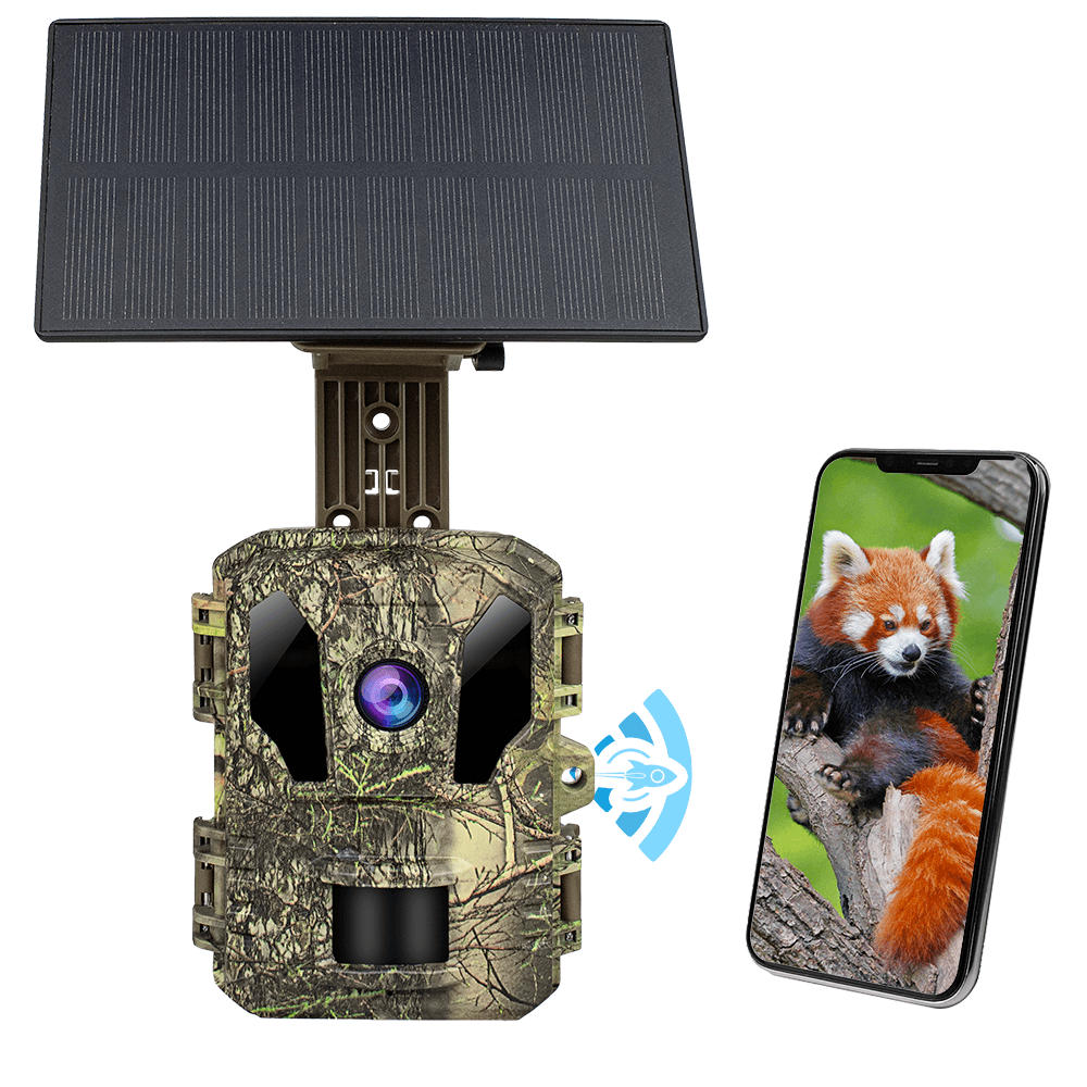 Outdoor Waterproof Night Vision Infrared Animal Wifi Trail Camera Solar Wildlife Camera