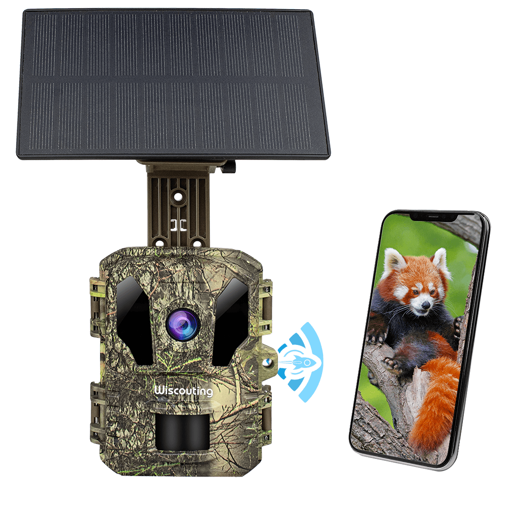 Outdoor Waterproof Night Vision Infrared Animal Wifi Trail Camera Solar Wildlife Camera