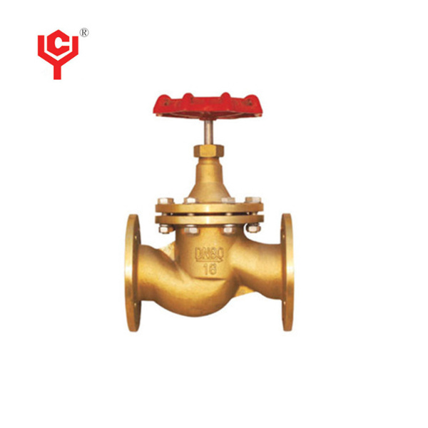 Brass flanged globe valve