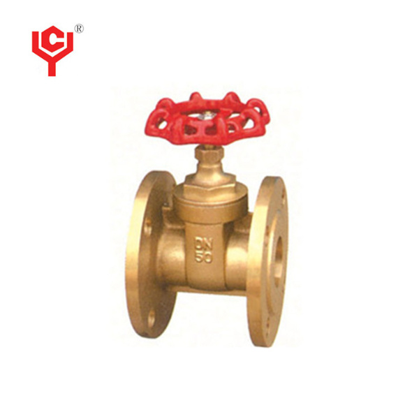 Brass flanged gate valve