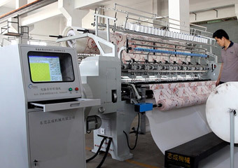 Low price 94 inches computerized lock stitch duvet quilting machine