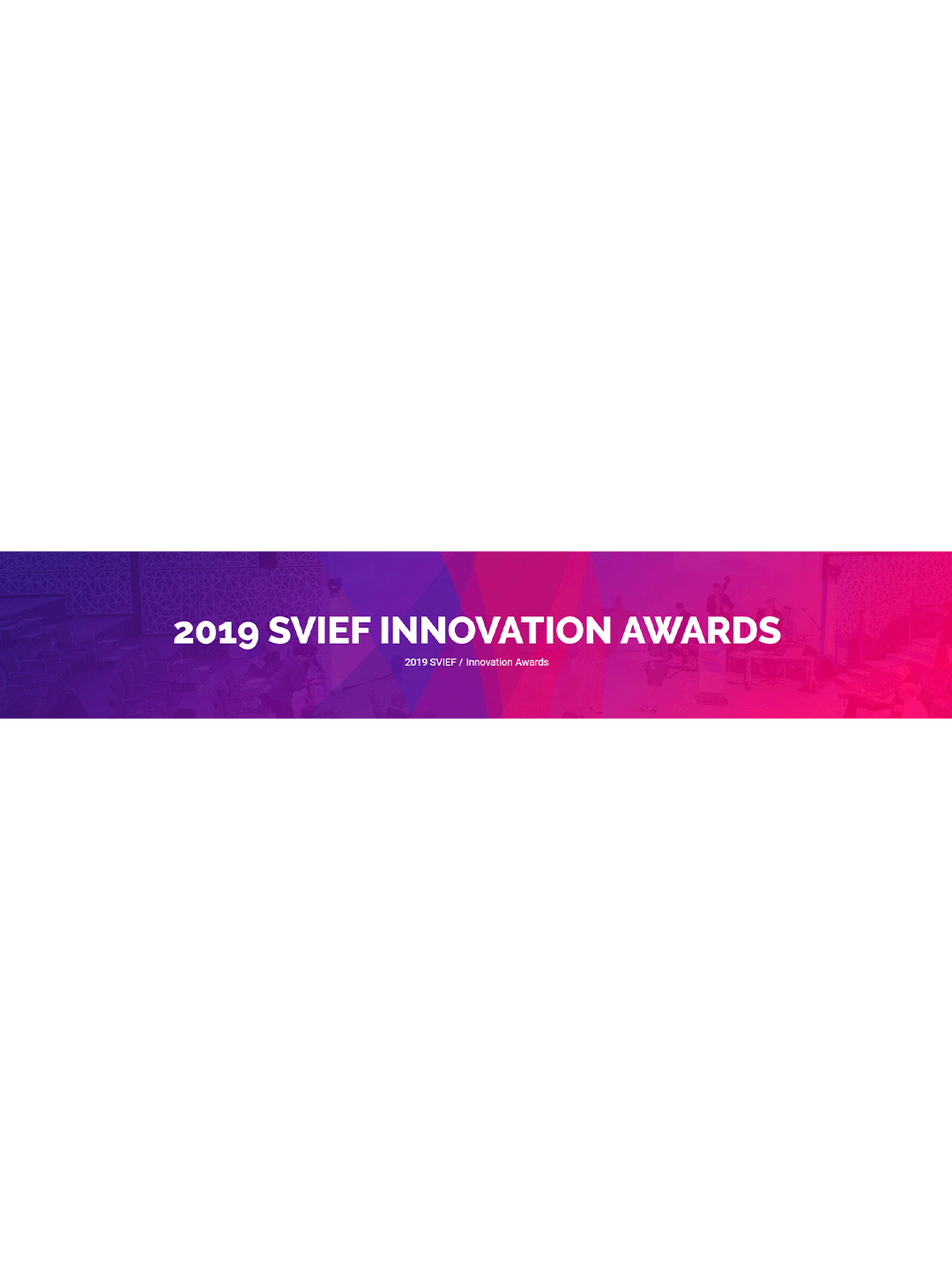 SVIEF Top 30 Best Innovation Award