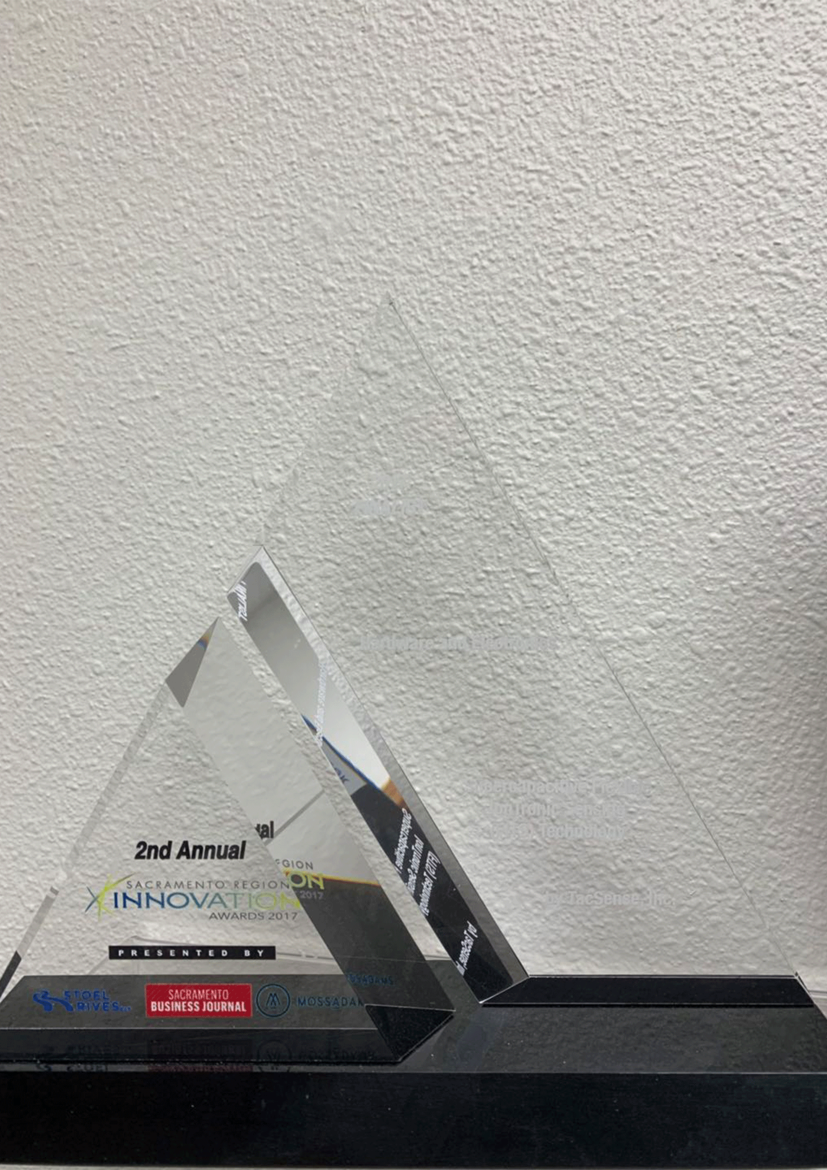 Sacramento Innovation Award 2017